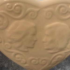 Romeo & Juliet Lenox Heart Shaped Trinket Box